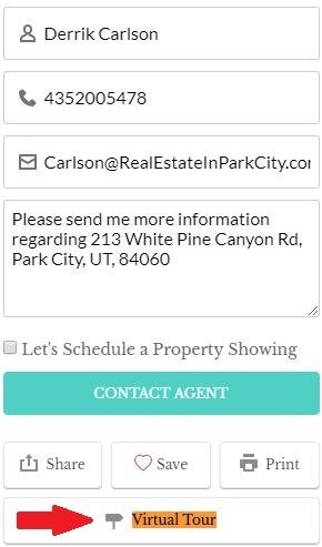 Virtual Tours of Park City Properties
